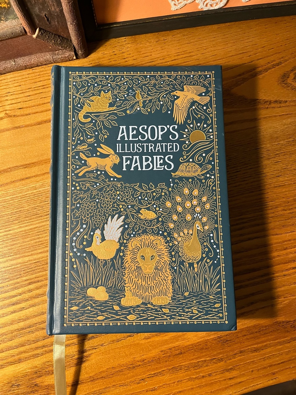 Aesop’s Fables illustrated hard cover book